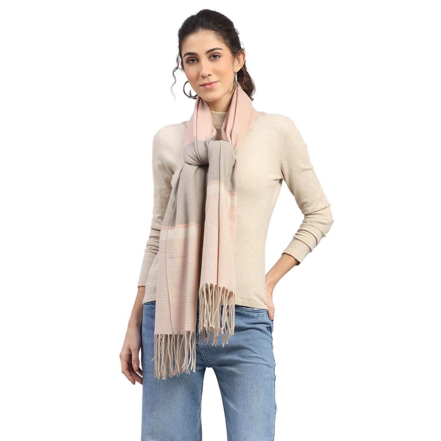 monte carlo Womens Regular Fit Self Design Stole | Soft Warm Scarf Wrap for Ladies | Stylish Elegant Wool Shawl for Cold Weather | Trendy Winter Wear for Women (Pack Of 1)-picture-31