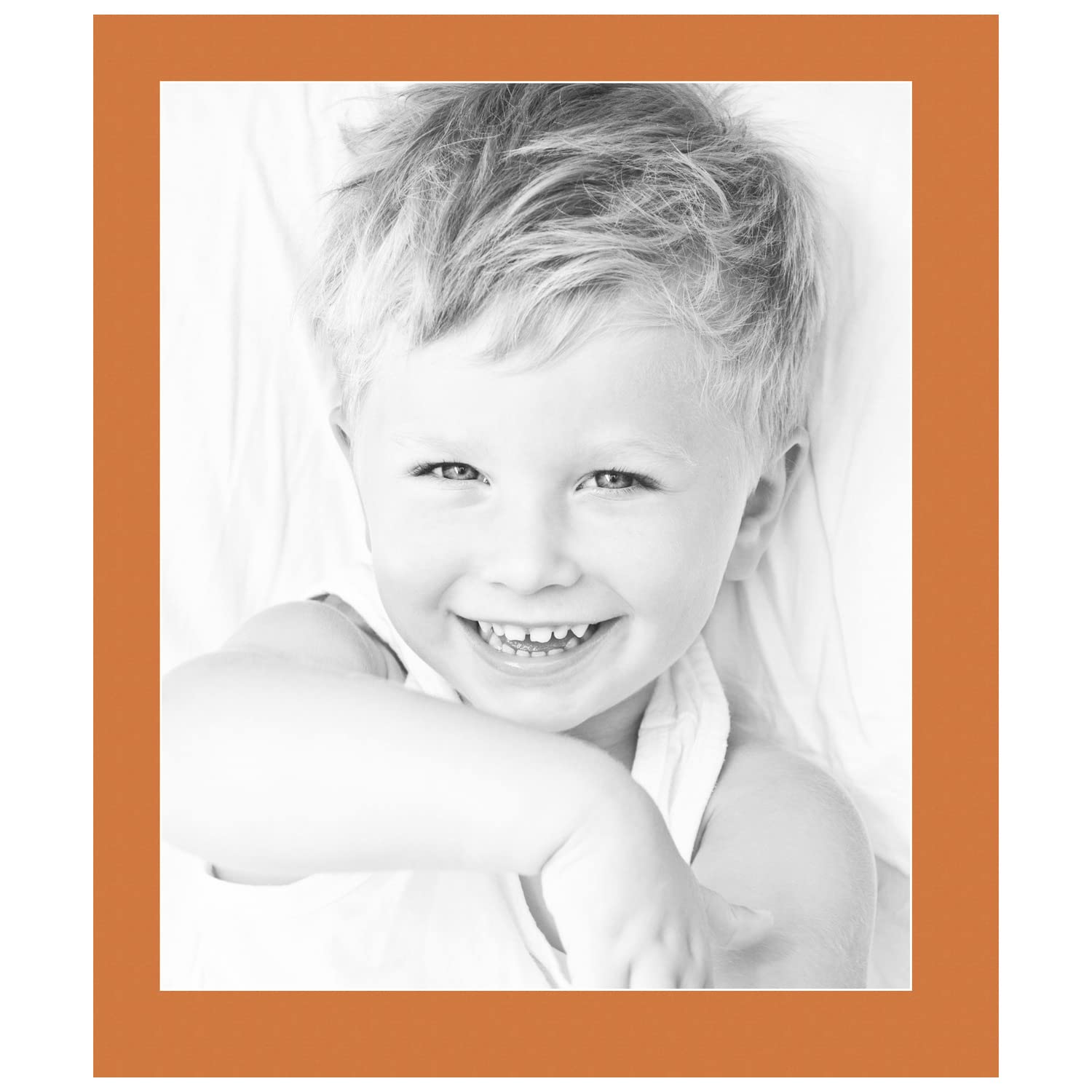 19x23 Tangerine / Octoberfest Custom Mat for Picture Frame with 15x19 opening size (Mat Only, Frame NOT Included)