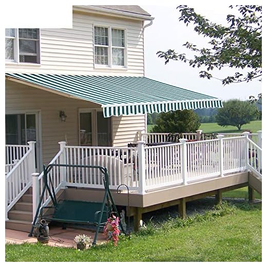 Best dutch umbrella Diensweek 12'x10' Retractable Patio Awning