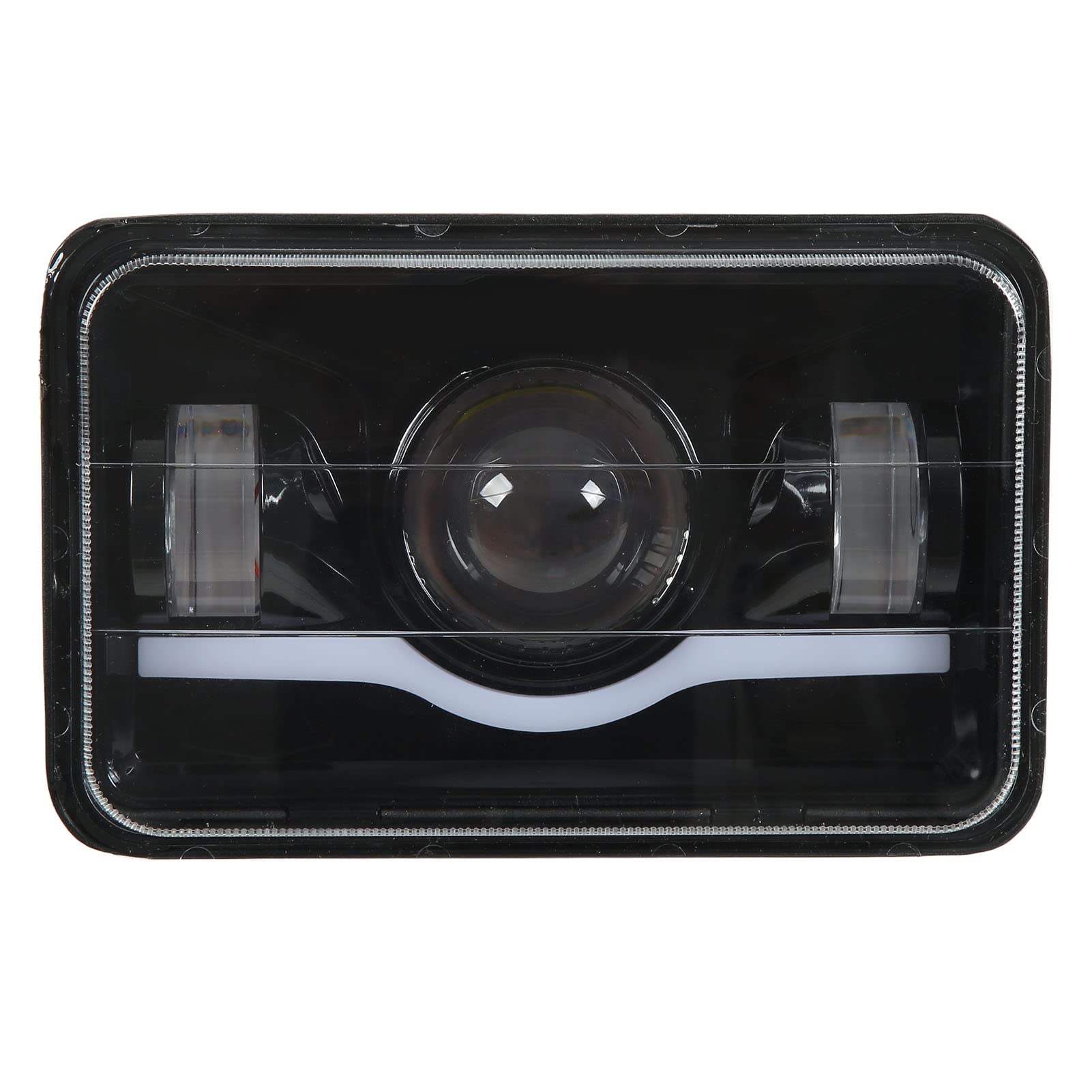 Tbest Faro a LED Quadrato Faro Anteriore a LED 100W 6000K Luce di Marcia Antiriflesso Segnale di Svolta Abbaglianti per ATV SUV Camion Veicolo Costruzione