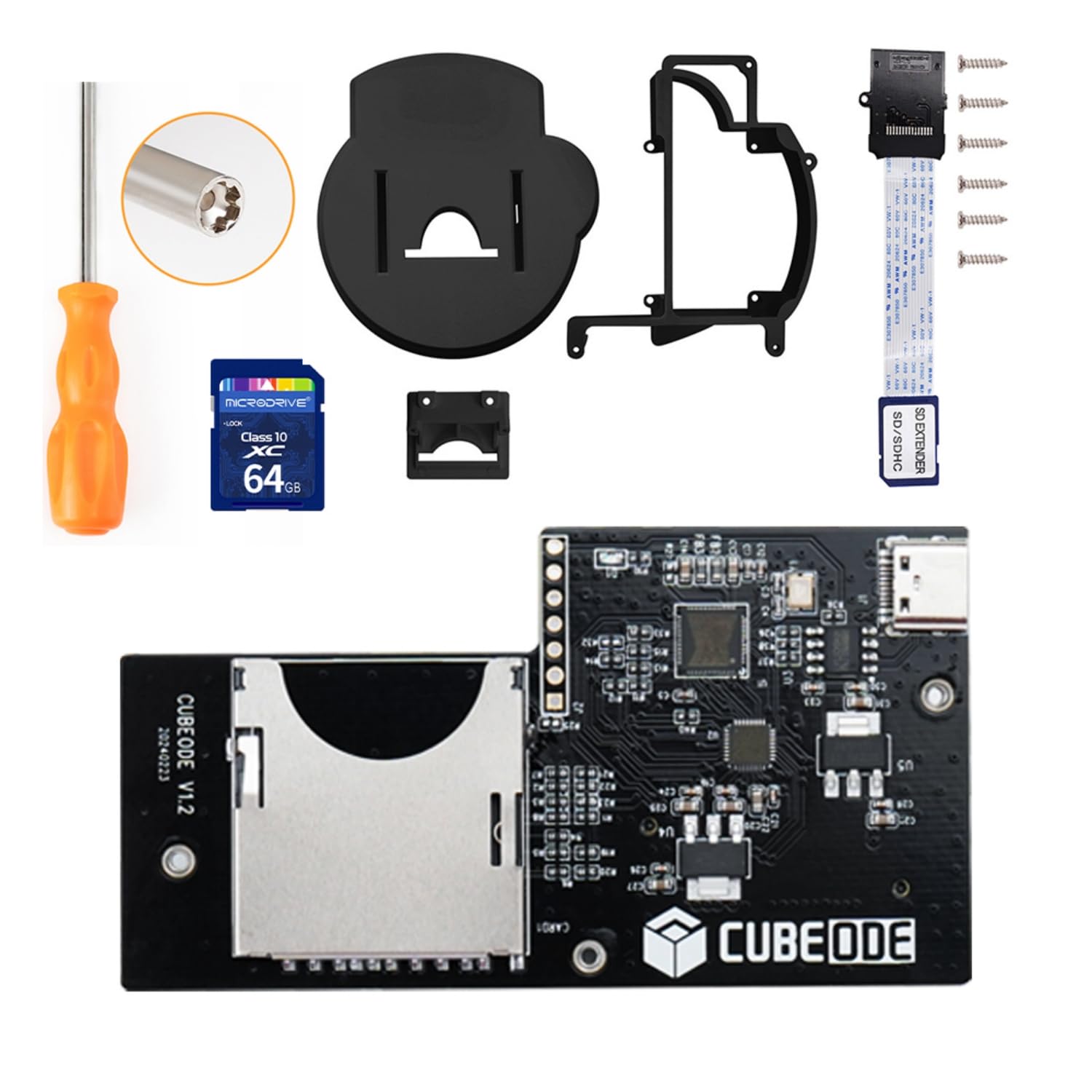 Amazon.com: BITFUNX CUBEODE V1.2 Optical Drive Emulator Board