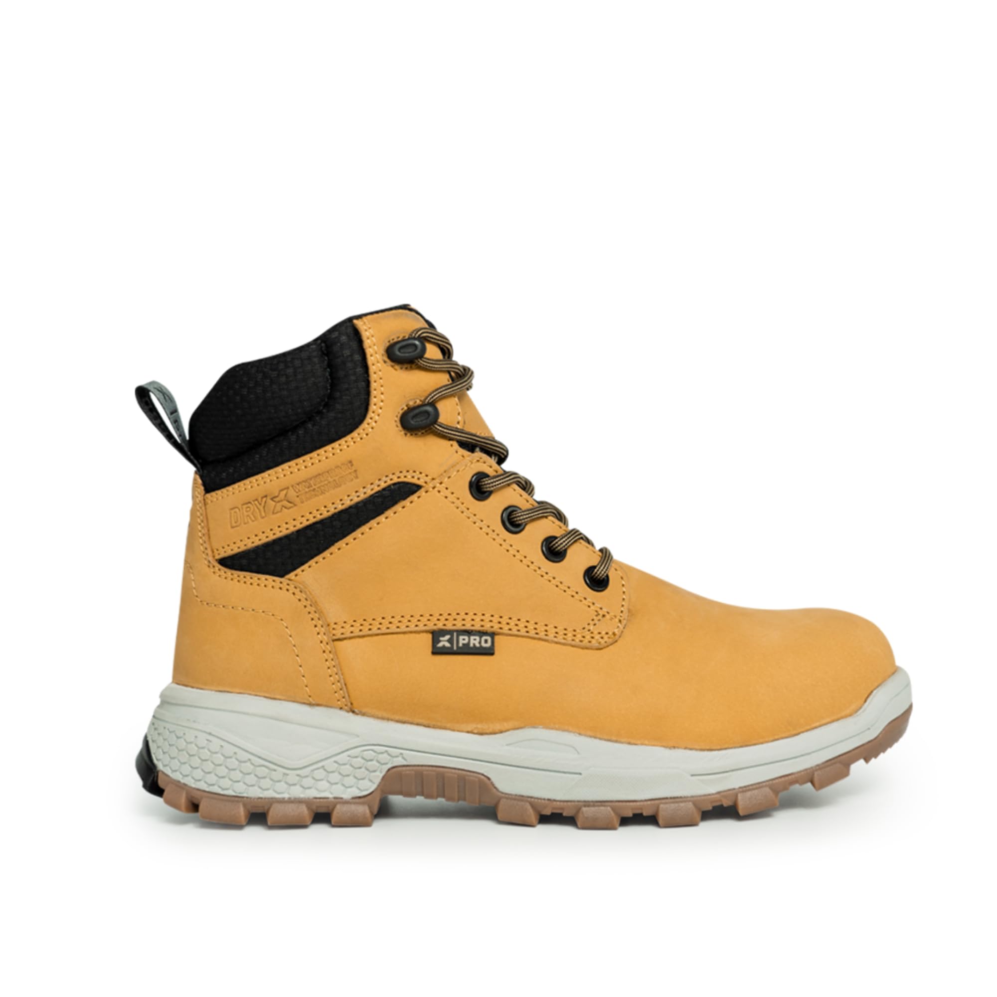 Xpert - Botas de seguridad impermeables PRO Raptor S7L. Zapatos con puntera con cordones. Botas de trabajo de cuero cómodas, resistentes al agua y al viento para hombre con soporte para el tobillo y