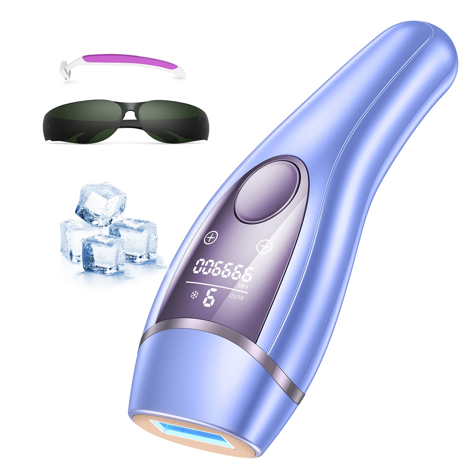 bleu épilation laser