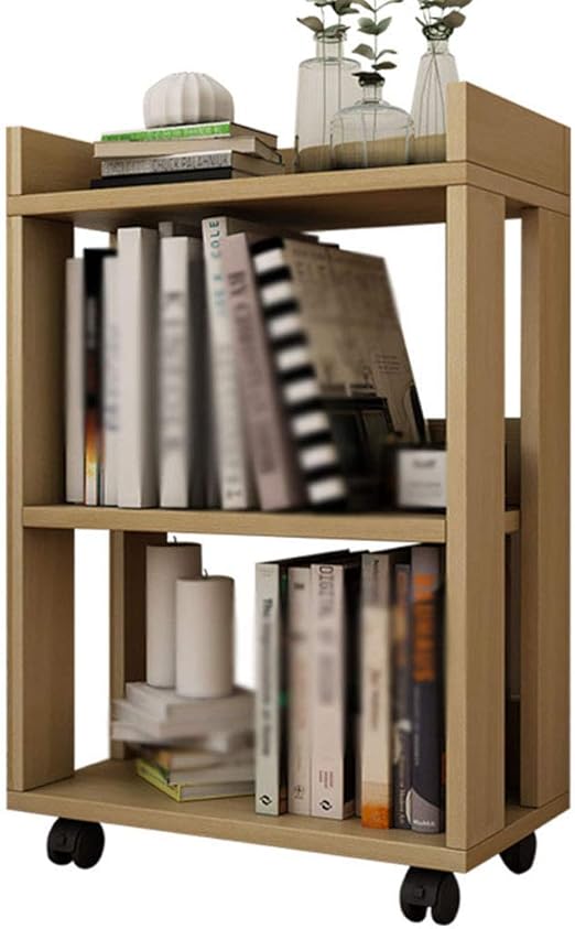 Amazon Lsnlnn 木製の小さな本棚本棚の床プーリーシンプルな小さなラック収納 木の色 Diy 工具 ガーデン Amazon Lsnlnn 木製の小さな本棚本棚の床プーリーシンプルな小さなラック収納 木の色 Diy 工具 ガーデン