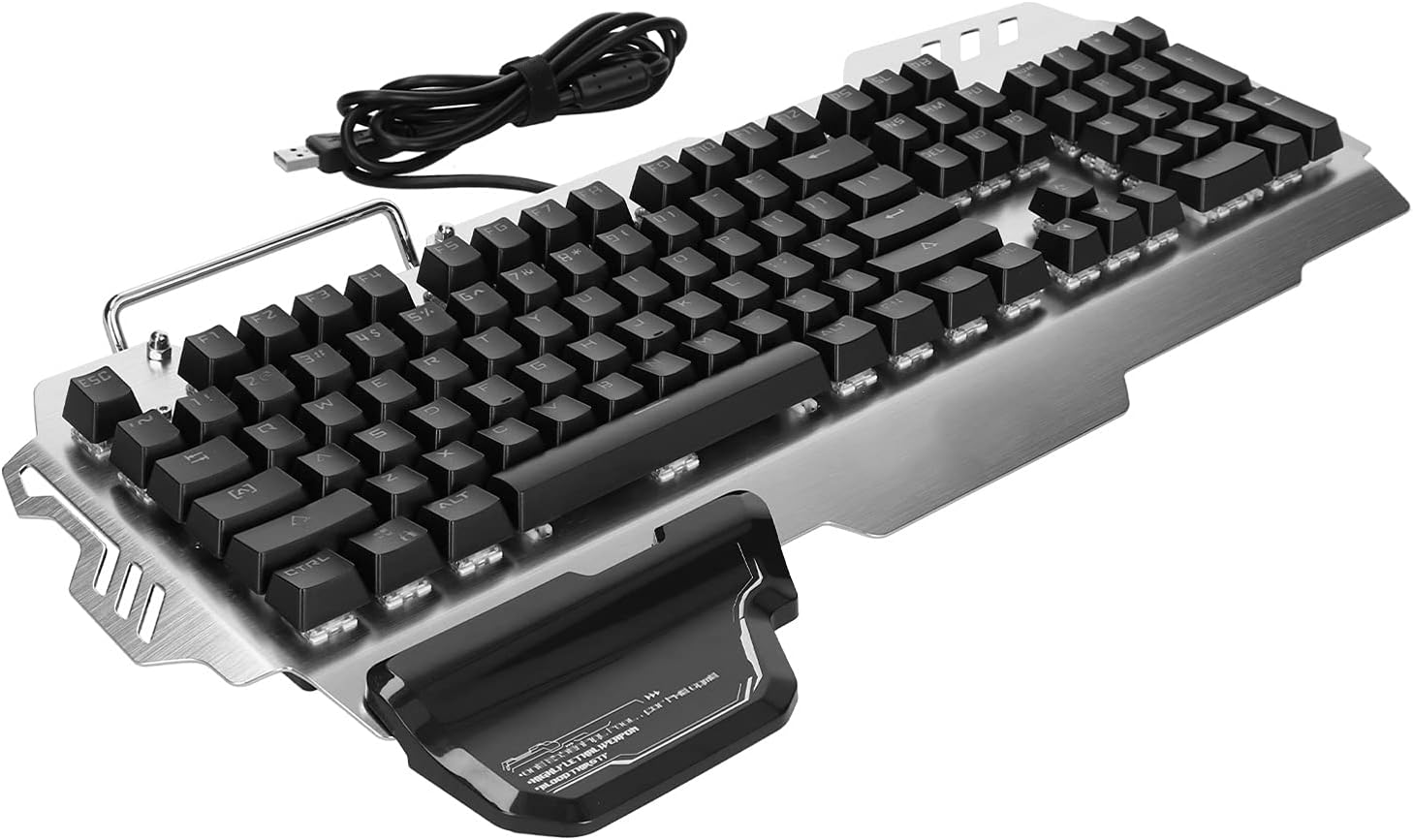 Mechanical Keyboard, 104 Keys USB Wired Mixed Light Office