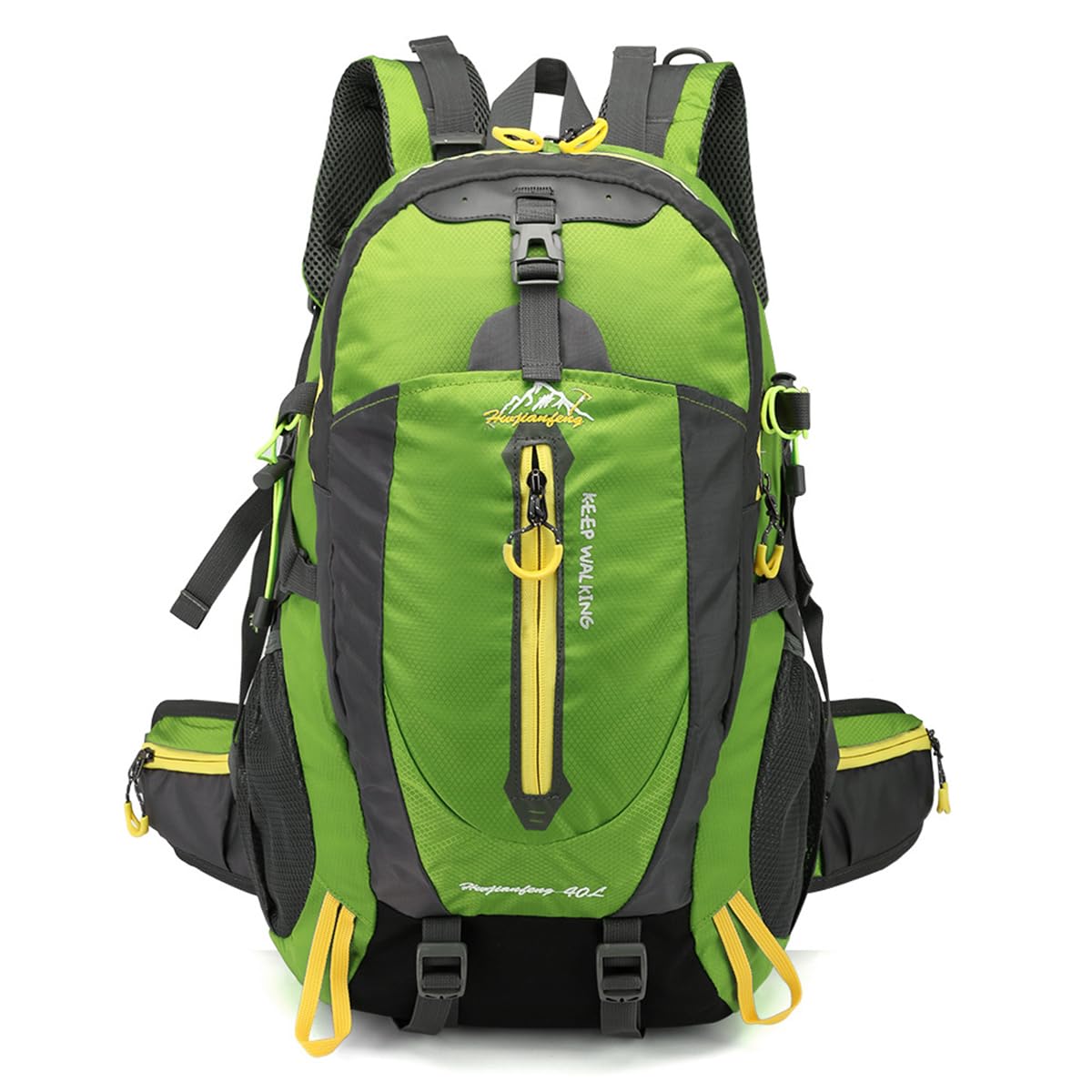 OLYSPM Hiking Backpack,40L Waterproof Camping Backpack with Adjustable Shoulder Straps,Camping Bag Men Women for Hiking,Camping,Trekking