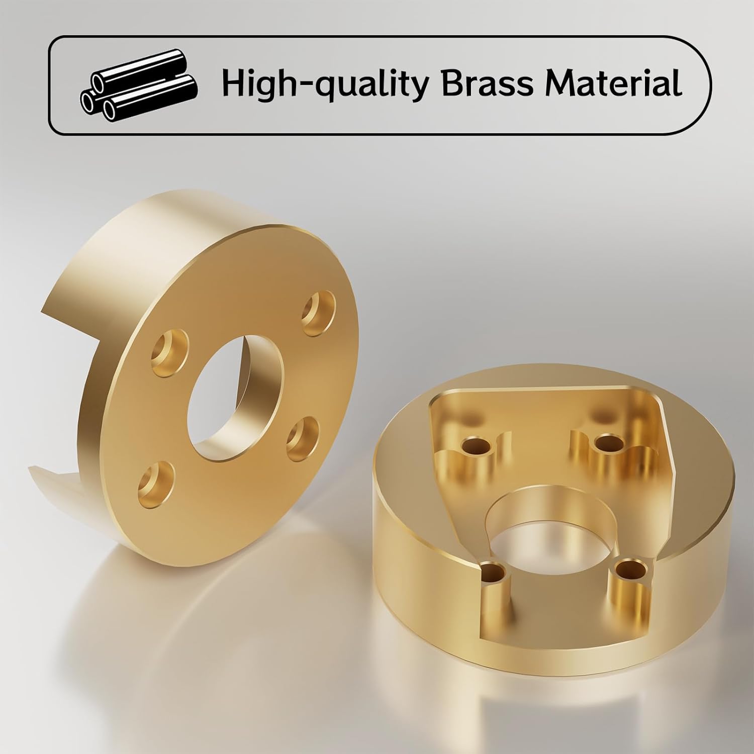 OGRC 4Pcs Brass Wheel Weights 83g Wheel Counterweight for for Axial AXP8 1/8 RC Trail Buggy Upgrade Parts