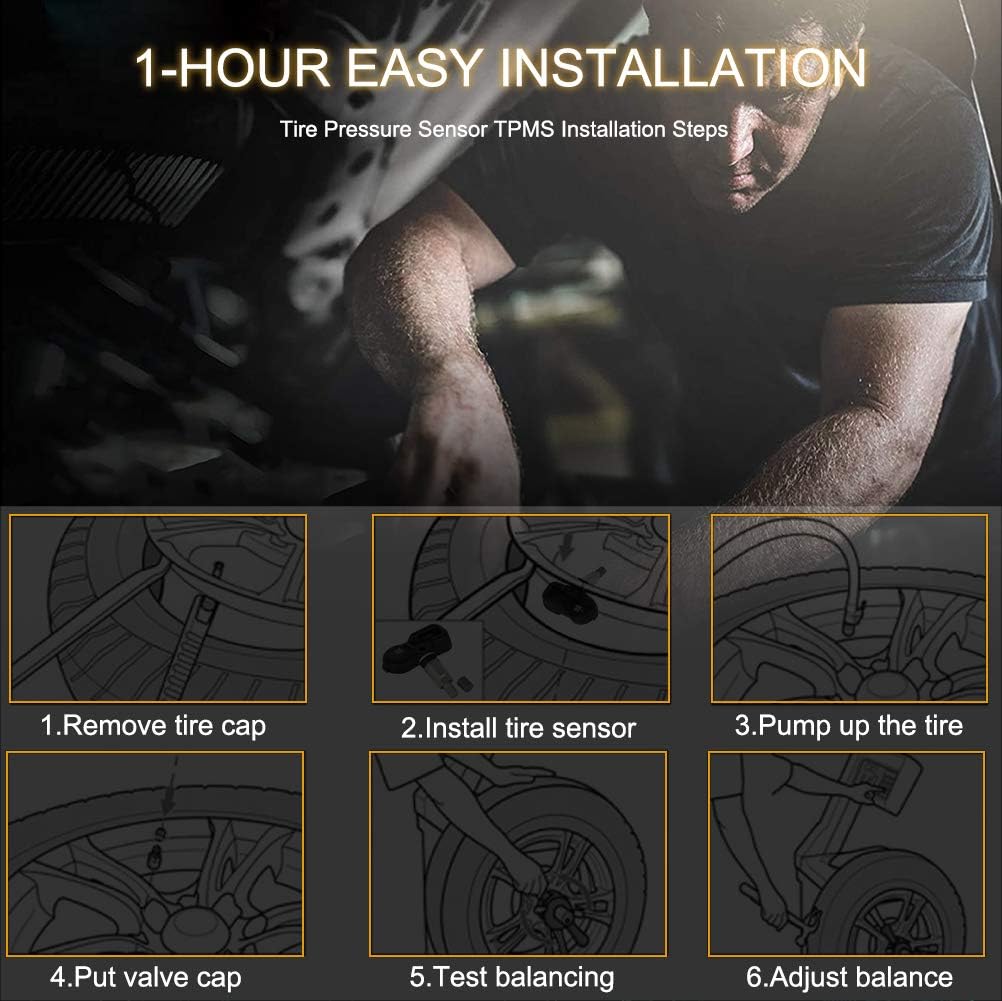 Buy Roadfar 315mhz Programmed Tire Pressure Monitoring System Sensor Tpms Sensor Fits For Lexus For Scion For Toyota 4pcs 4260706011 4260733011 Online In Indonesia B08gyqhpxv