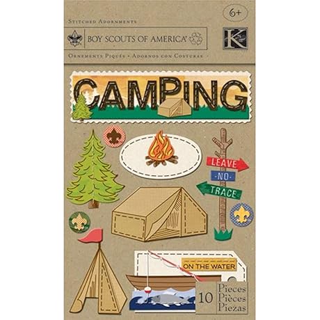 Boy Scout Camp Stitched Patches