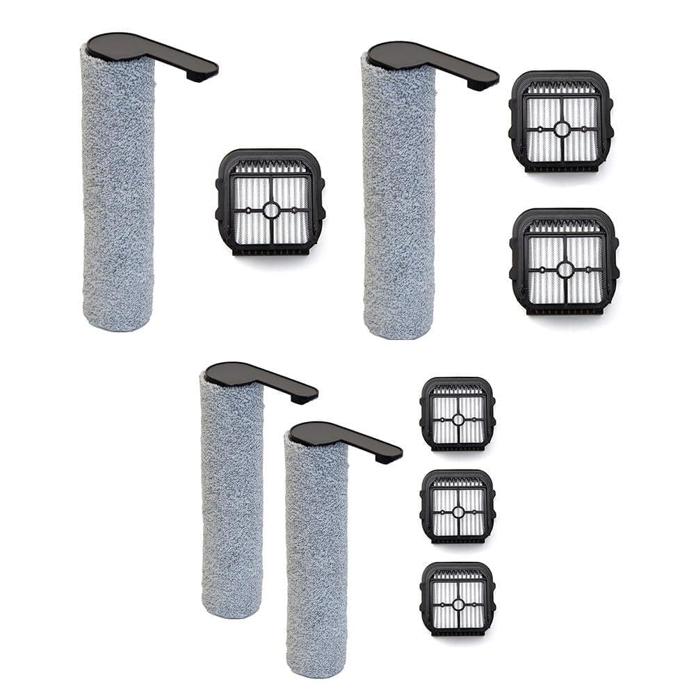 EasyByMall Kit spazzola a rullo e filtro HEPA per aspirapolvere Laresar S7 Pro Wet Dry e parti di ricambio con filtri