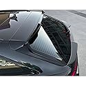 AutoStyle Unterer Mitte Heckspoiler Kompatibel mit Audi A6 (C8) Avant 2018-2024 (ABS Glossy Black)