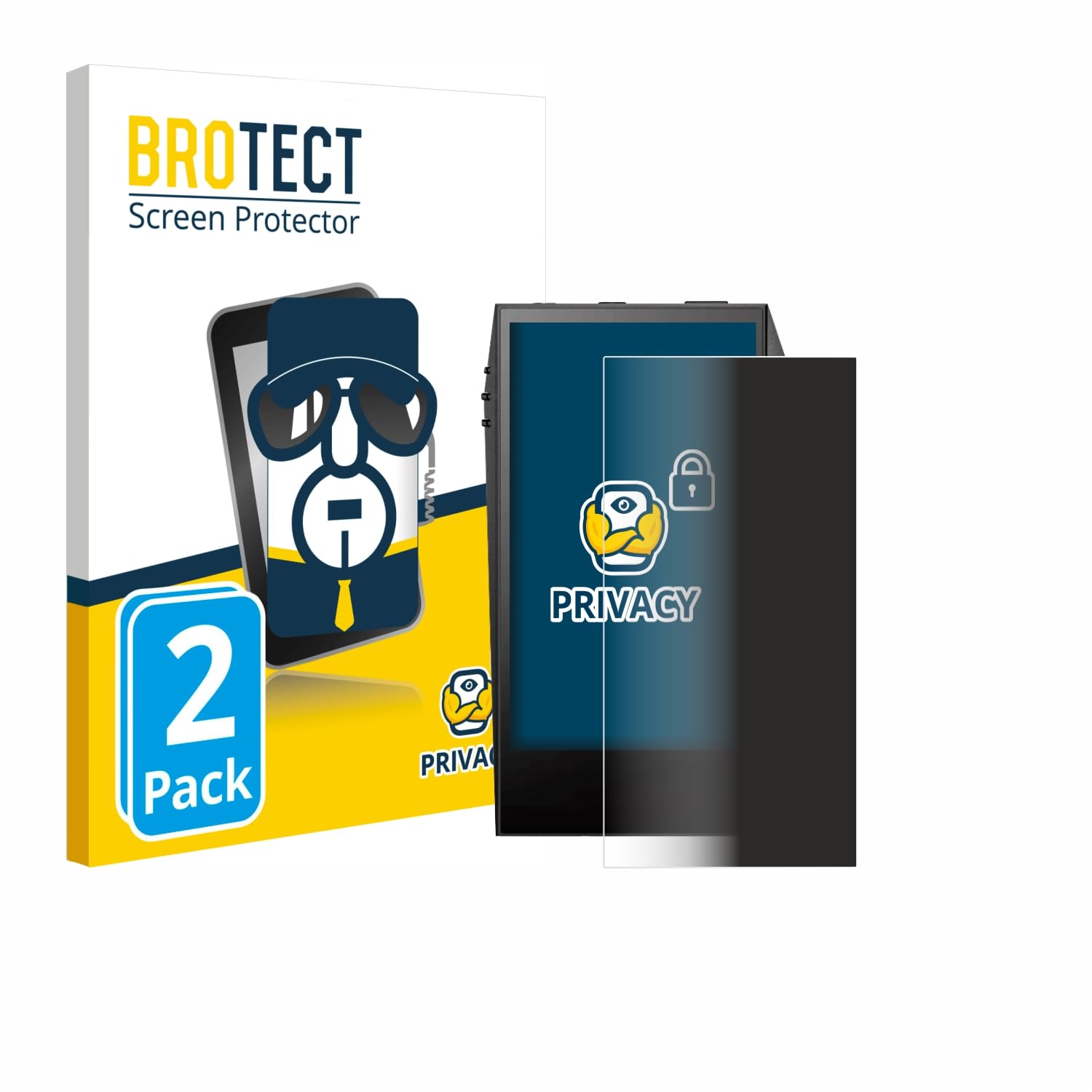 brotect (2 Pack Privacy Screen Protector Compatible with Astell&Kern SP3000M [Anti-Spy, Protection-Film, Blue Light Filter]