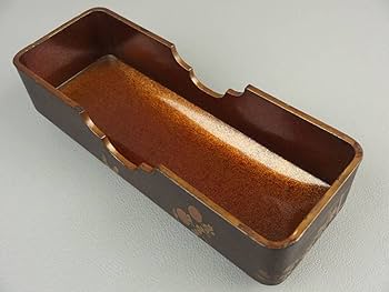 Amazon.co.jp: 骨董茶道具古い 蒔絵 梨地☆菊文蒔絵文箱 短箱 dk047tl
