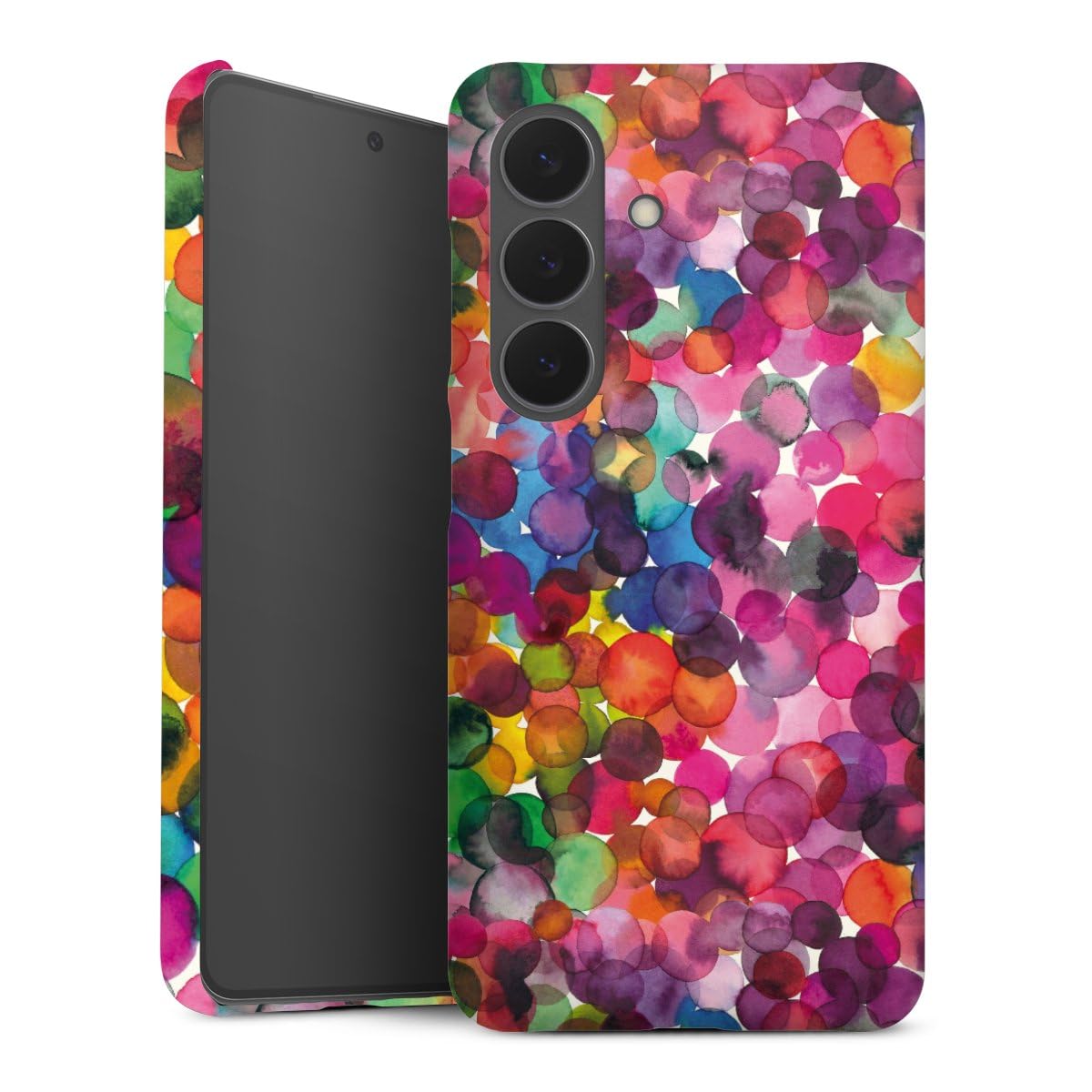 Coque Samsung Galaxy S26 multicolore : étui aquarelle à points
