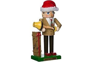 Kurt Adler 11" A Christmas Story Leg Lamp Nutcracker Featuring Mr. Parker