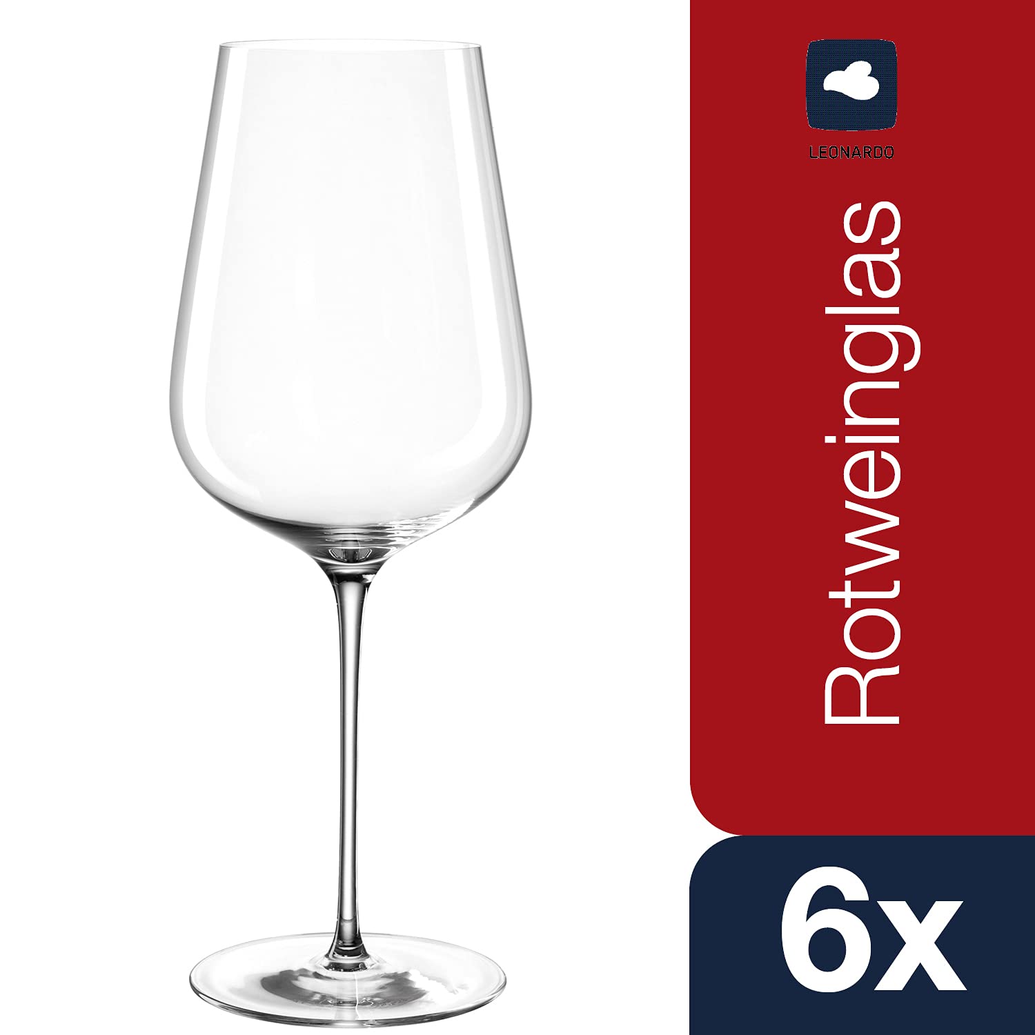 LEONARDO HOME 066411 Brunelli - Copas de vino tinto (740 ml, 6 unidades)