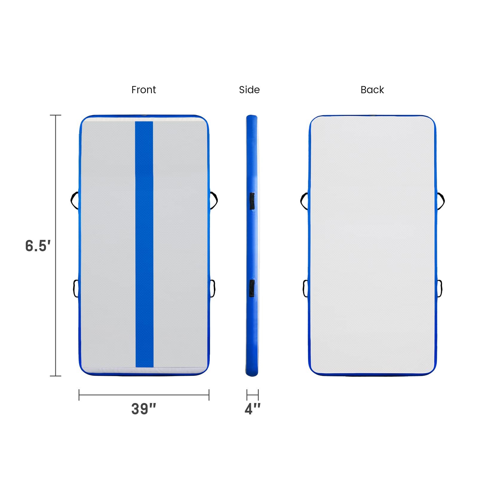 Tuxedo Sailor Tappetino Ginnastica Artistica Gonfiabile 2M/3M/4M, Air Track Ginnastica Artistica 10 cm,Tappetini da Tumbling con pompa Elettrica,per Yoga/Formazione/Cheerleading