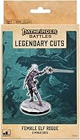 Vista 1 de WizKids Cortes legendarios de Pathfinder: pícaro elfo femenino