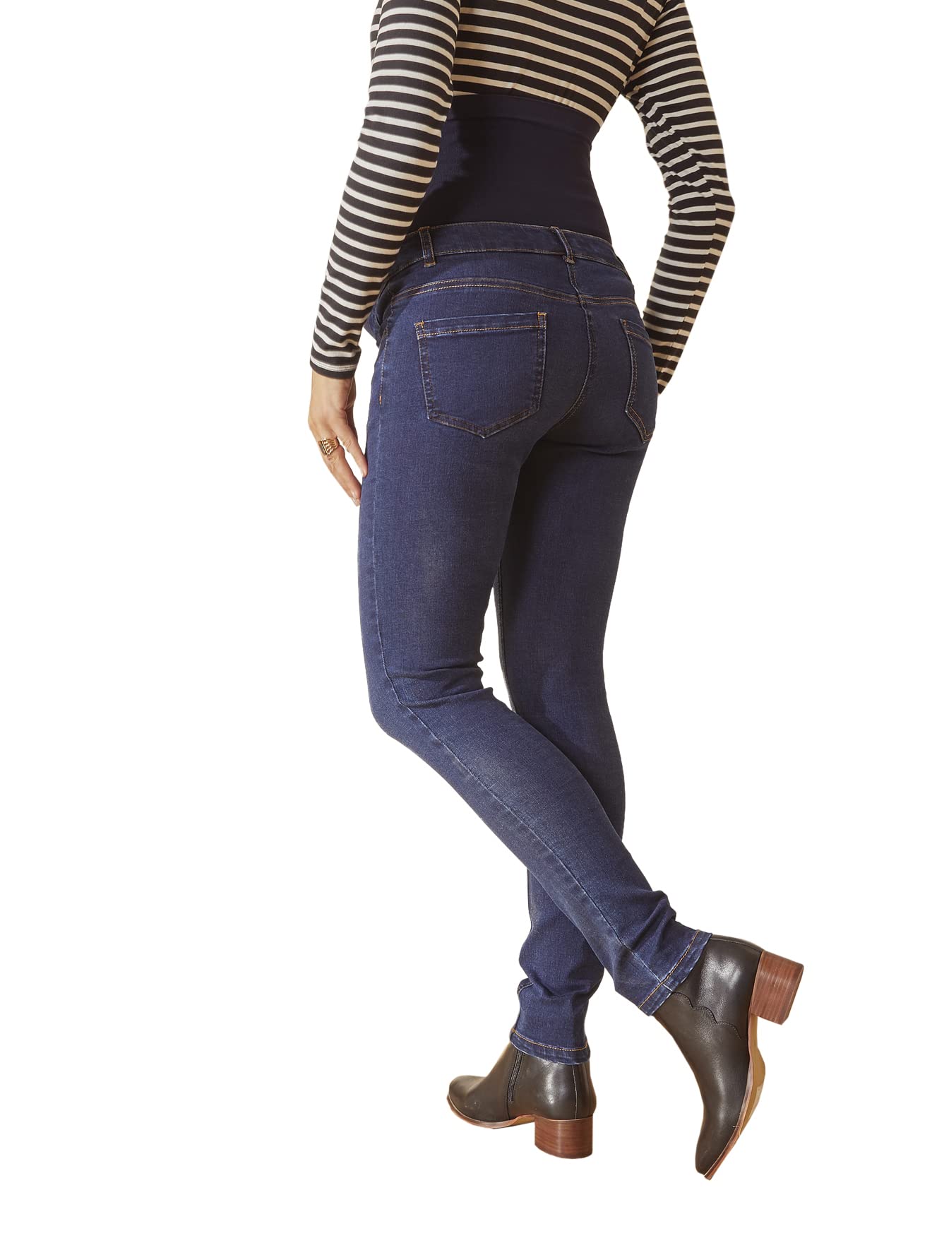 VERTBAUDET Jean Slim de Grossesse Bandeau sans Couture