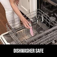 Vista 7 de GORILLA GRIP Cuchara de helado resistente sin BPA, mango ergonómico cómodo, cuchara de grado profesional para porciones redondas perfectas