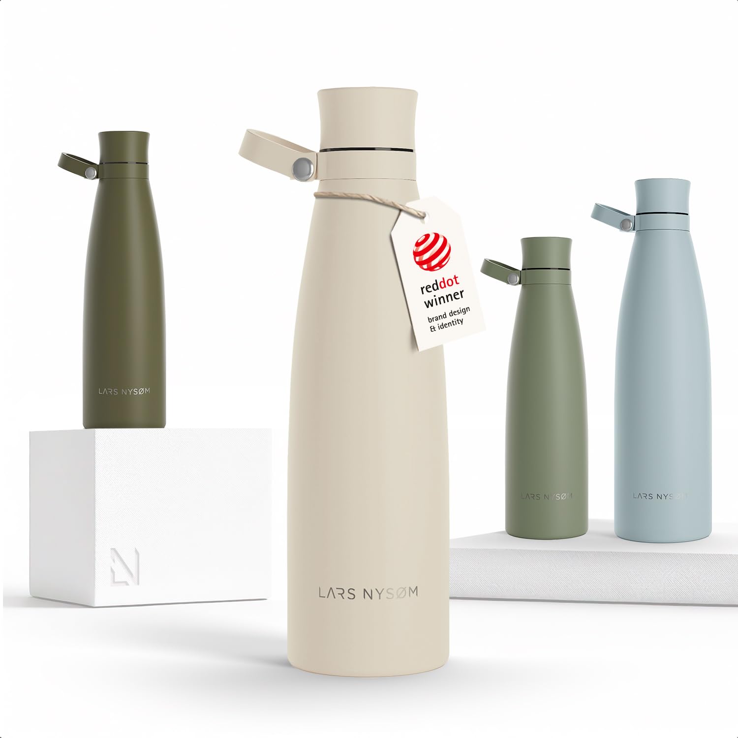 LARS NYSØM Stainless Steel Insulated Water Bottle 750ml - Vacuum Flask