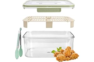 WALLFID 3-Piece Batter Shaker Bowl with Lid