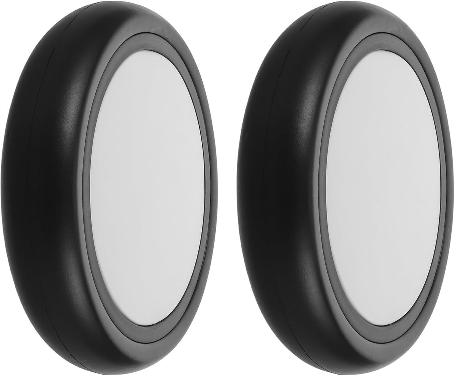Rubber Rear Wheel Replacement for Stroller 1 Pair Pram Wheel Assembly Repair Parts Compatible with Pushchair for Buggy Cart