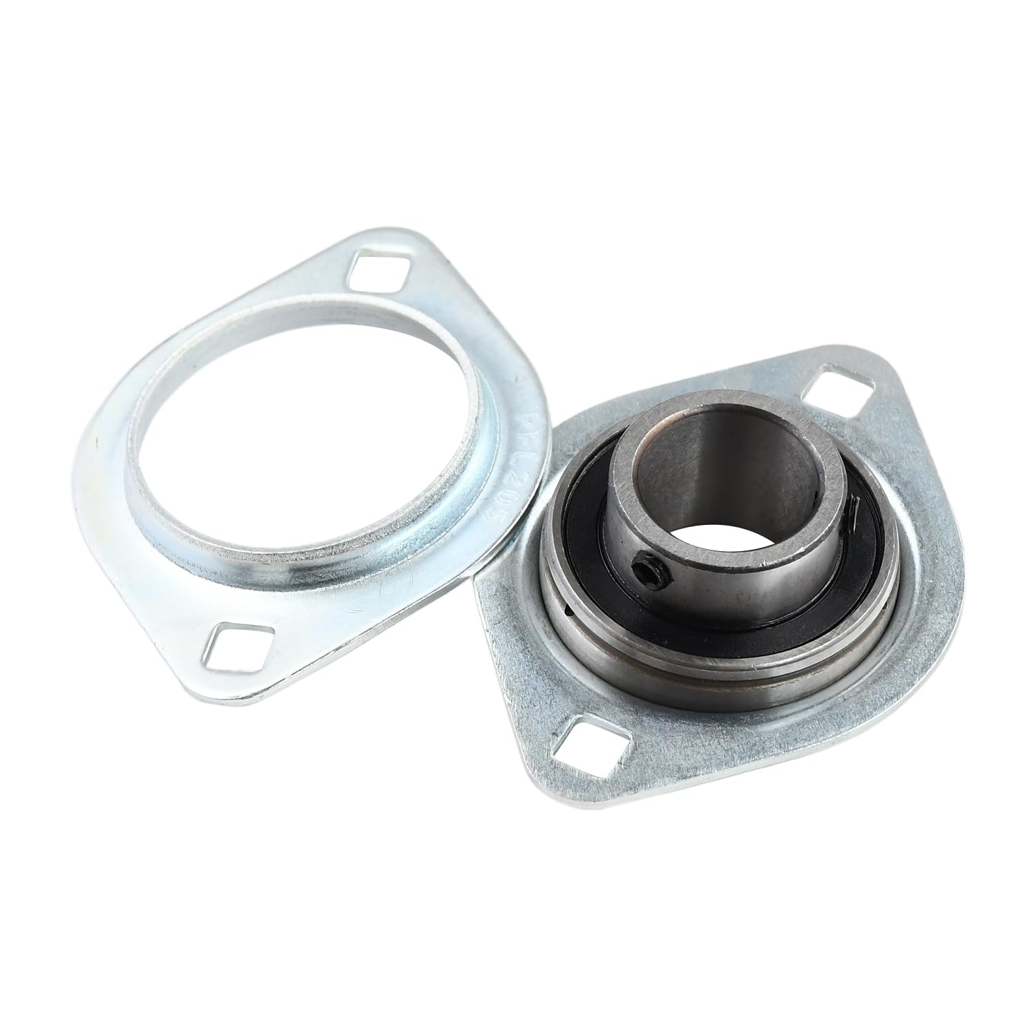 1" Stainless Steel 2-Bolt Flange Bearing, SUCSFL205-16