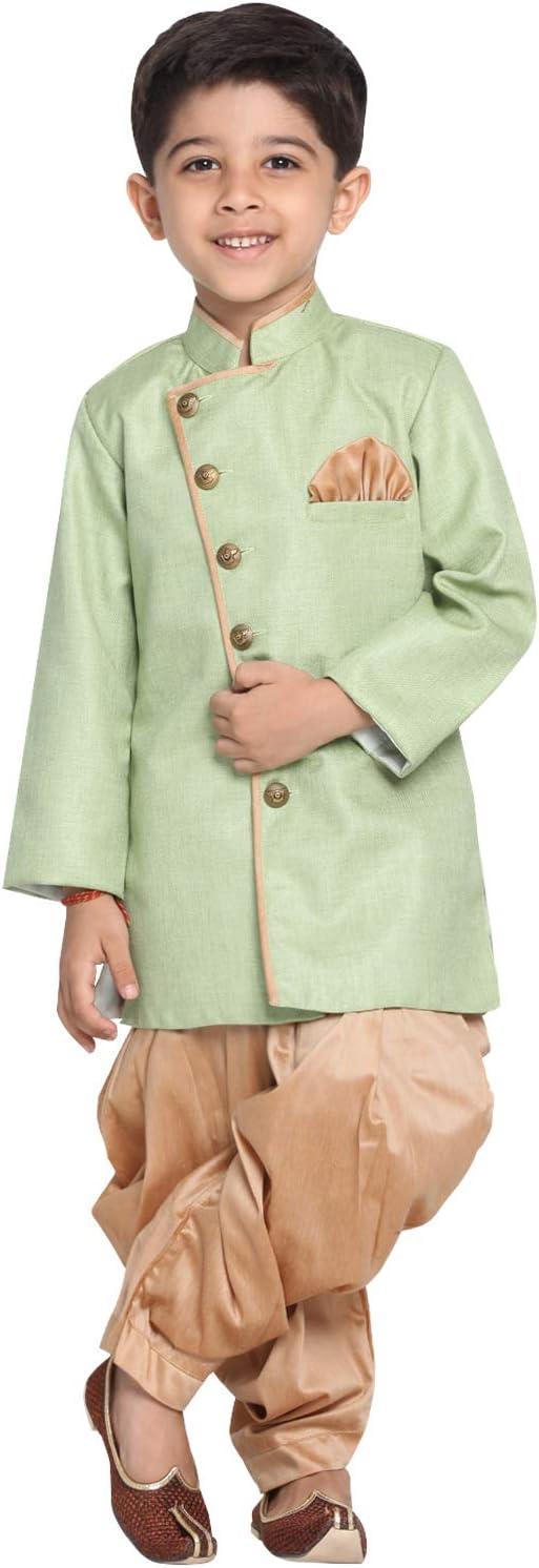 JBN CreationBoys' Regular Fit Kurta Pyjama