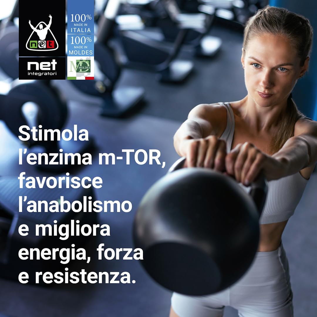 Net Integratori BCAA PEP 8:1:1 AI - 110 cps - Integratore Peptidi di Aminoacidi ramificati BCAA sviluppati con Intelligenza Artificiale per Sviluppo e Recupero Muscolare