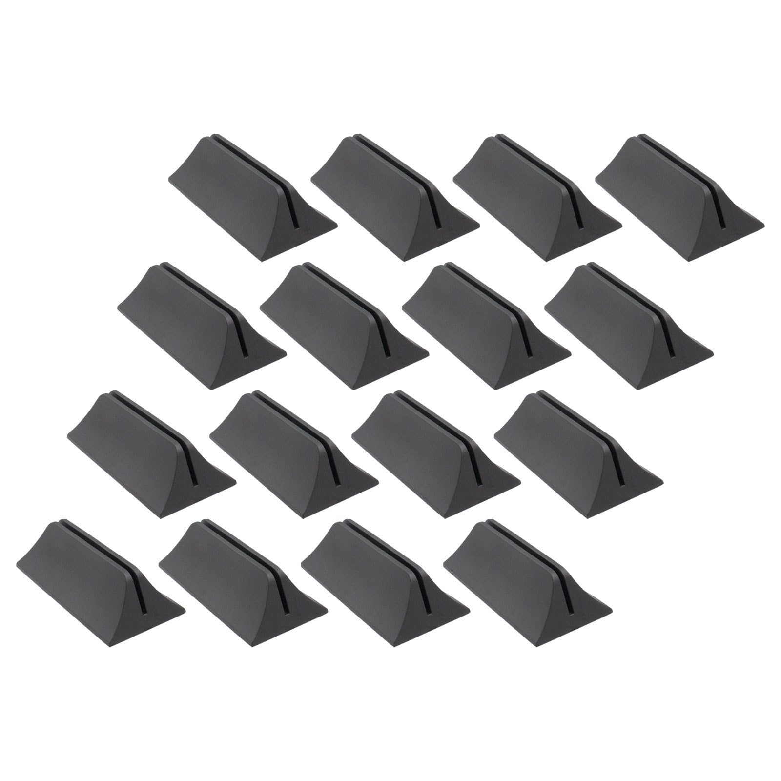 Pince de bord de bureau noir ABS support séparateur mobile école panneau 4.2 mm