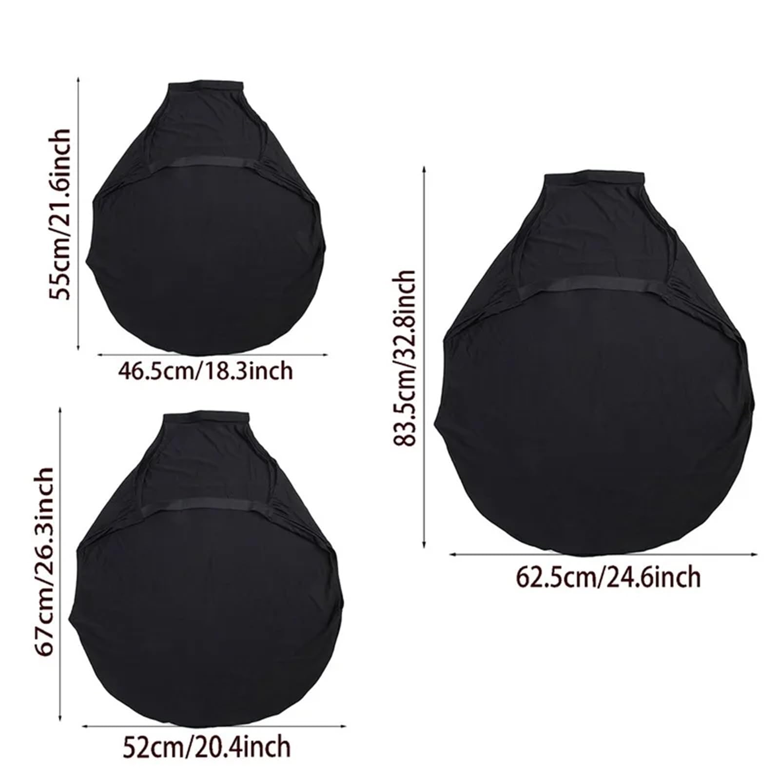 2 Stück Stoff-Kofferschutz, Gepäck-Staubschutzhülle, geeignet for 18-32-Zoll-Koffer, Reiseveranstalter(Purple,M(22-24inch))
