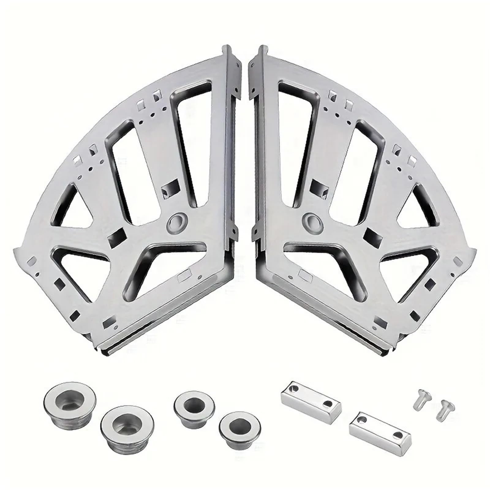 Fagoritime Silver Triple Layer Shoes Drawer Cabinet Hinges, Flip Shoe Drawer Cabinet Hes(Silver Triple Layer)