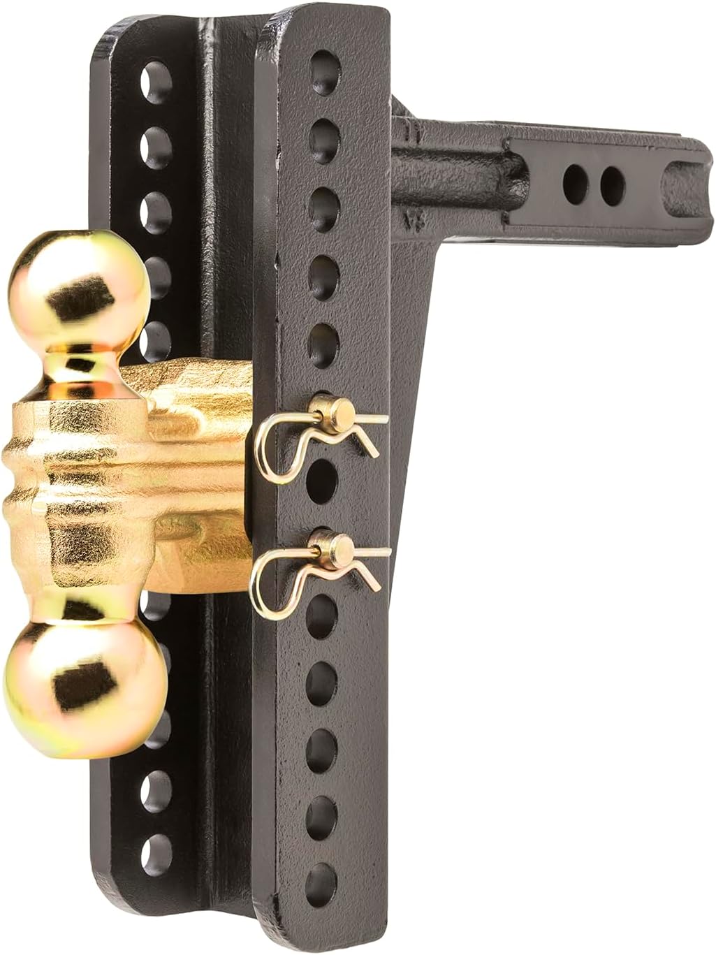 HUSKY TOWING 33255 SHANK 10 DROP, Ball Mount; Fits 2 Inch Receiver; Channel Mount; 14000 Pound Capacity; 10-1/8 Inch Drop; 2 Inch Ball Rated At 10000 Pounds/ 2-5/16 Inch Ball Rated At 14000 Pounds;