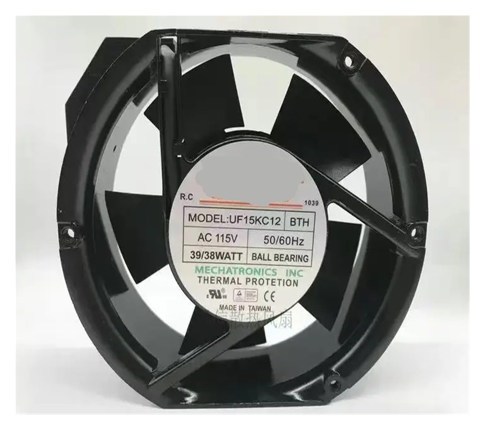 Ventilateur de refroidissement 172mm UF15KC12 extracteur air chaud AC 115V 17251
