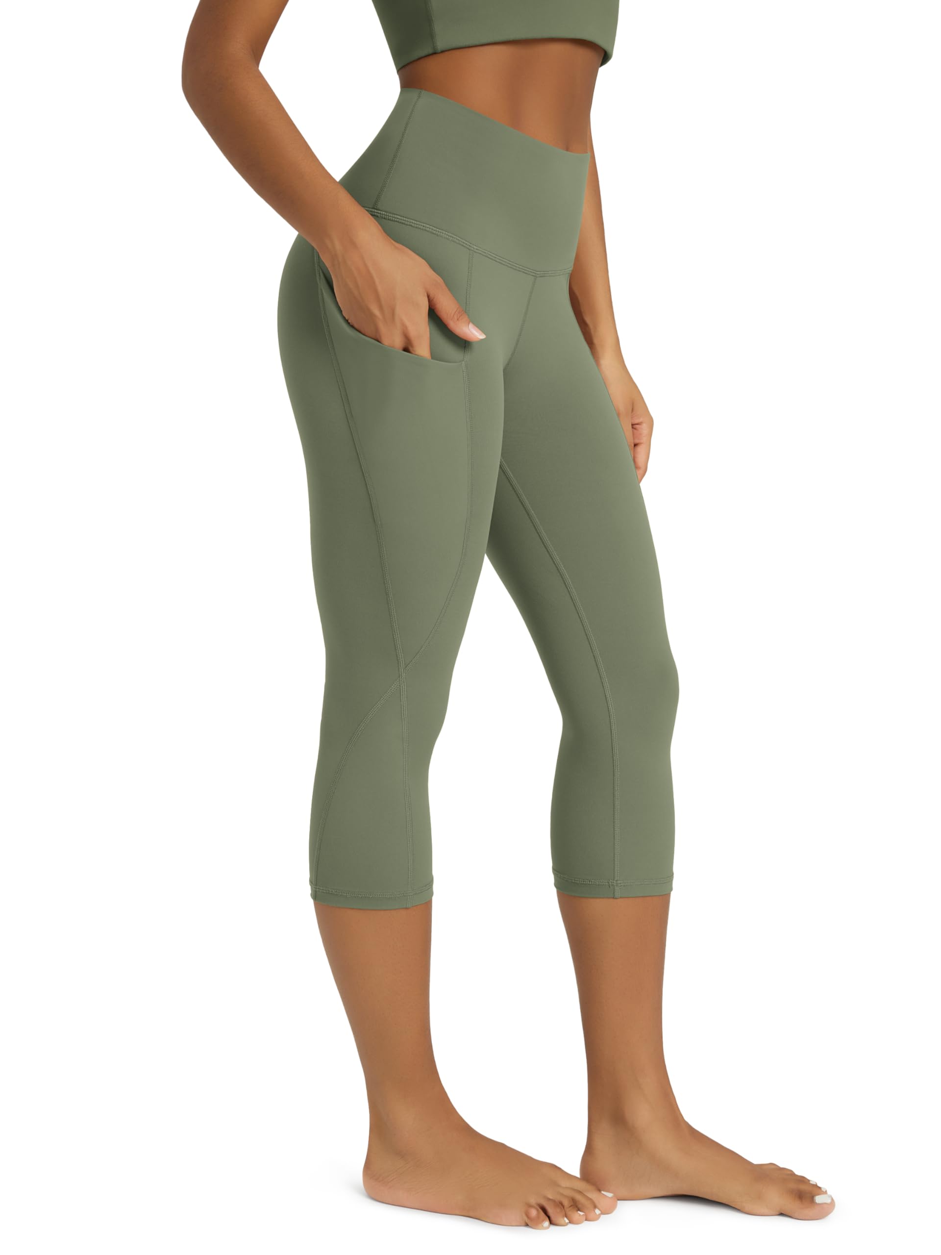 ODODOS Women's High Waisted Yoga Capris