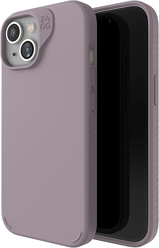 ZAGG Manhattan Snap - Funda para iPhone 15, silicona de alta calidad para iPhone 15, material de grafeno duradero, superficie lisa con un cómodo