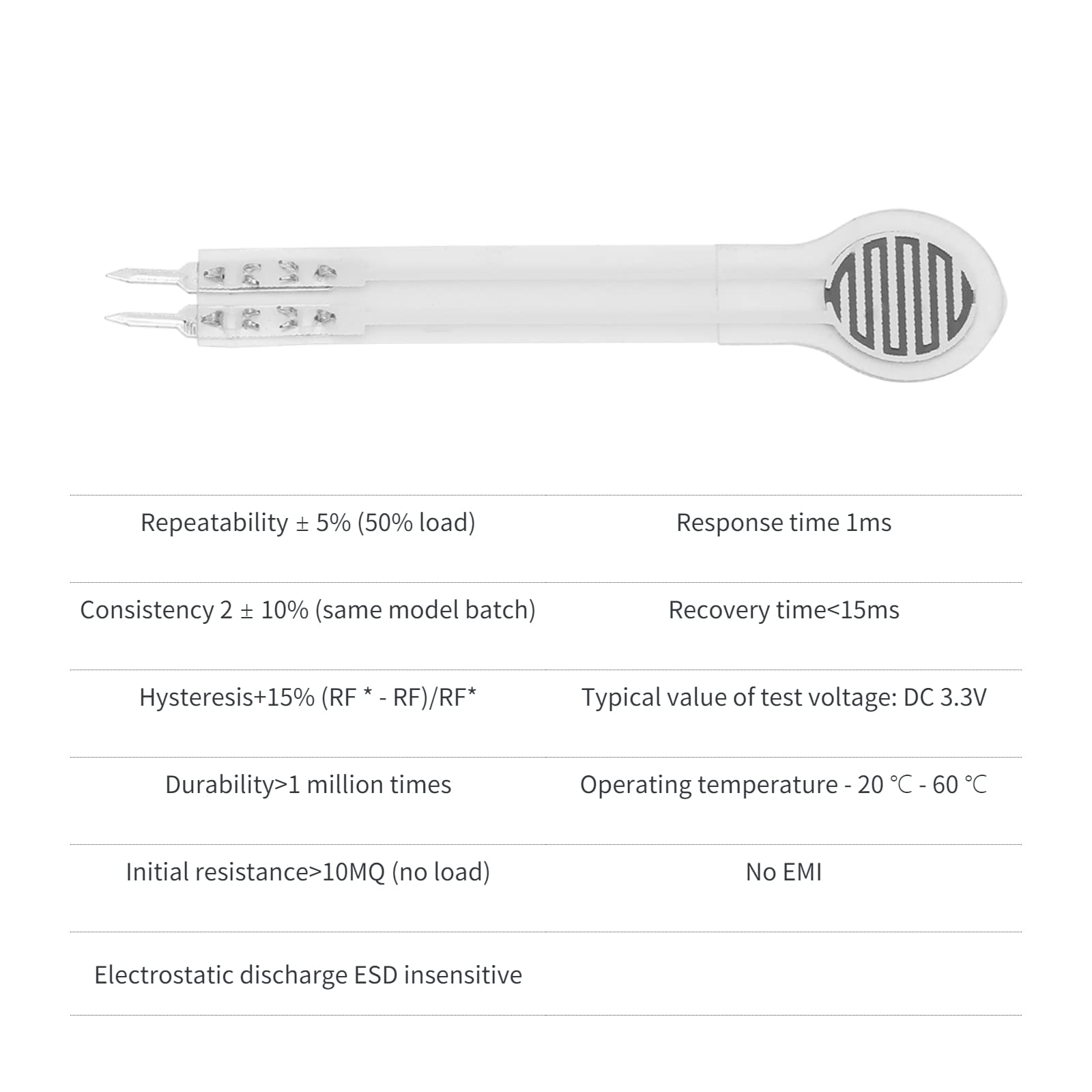 Force Sensing Resistor DIY Electronics Sensor Thin Film - Flexible ...