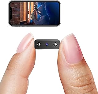 Smallest Spy Hidden Camera,1080P Wireless WiFi Portable Remote Camera,Nanny Cam,Baby Monitor with Night Vision,Motion Detection,Cloud Storage,Remote Viewing for iOS Android Phone APP