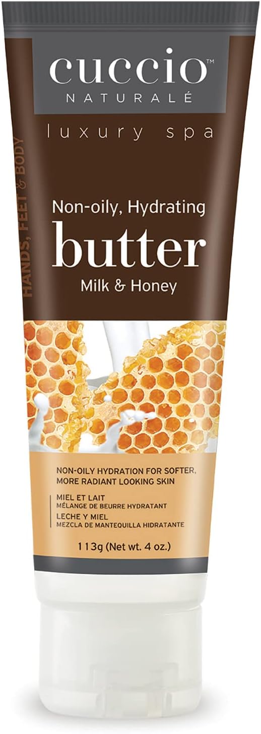 Butter Blend Milk and Honey - Non-Greasy Moisturizing Butter Body Cream - Soothing and Moisturizing - Paraben and Cruelty Free with Natural Ingredients - 4 oz.