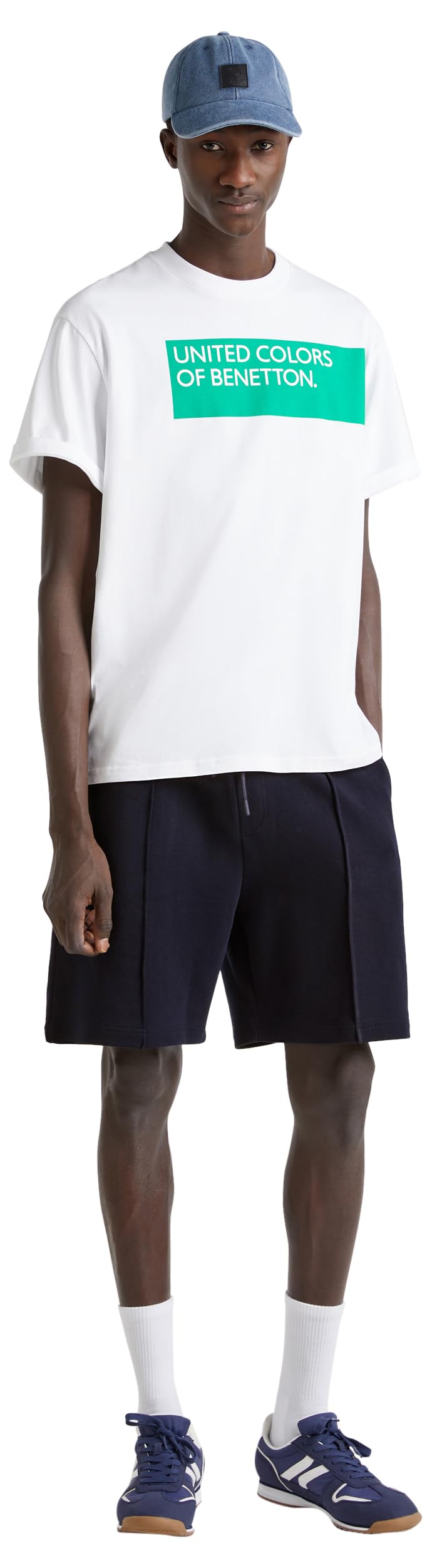 United Colors of Benetton Men's Bermuda 342zu900x Shorts, Blue, XL