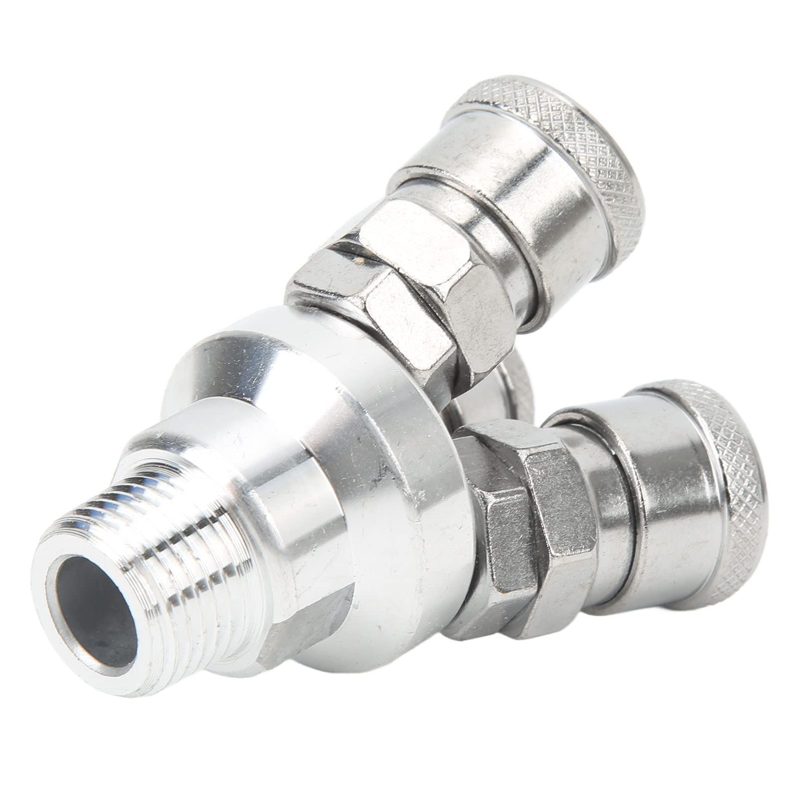 5pcs Conector Rápido Rosca 90 Grados Para Tubo Manguera Neumáticos DPL