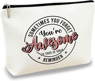 Bolsa de maquillaje de lona alentadora Someti...