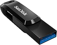 Vista 3 de SanDisk Ultra Dual Drive Go USB Type A & Type-C 128GB Flash Drive for Smartphones, Tablets, & Computers - High Speed USB 3.1 Pen Drive