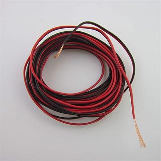 Pangocho Jinchao-Copper Wire 16 18 20 22AWG, 2pin Electrical Copper Rubber LED Wire, Cable Red Black 2Pin Insulated Extend Cord Car Audio Speaker Wire Cable Equipment Accessories