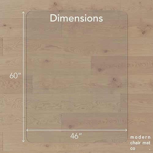 Modern Chair Mat Co. CM-4660-C Office Desk Glass Chair Mat thumb #6