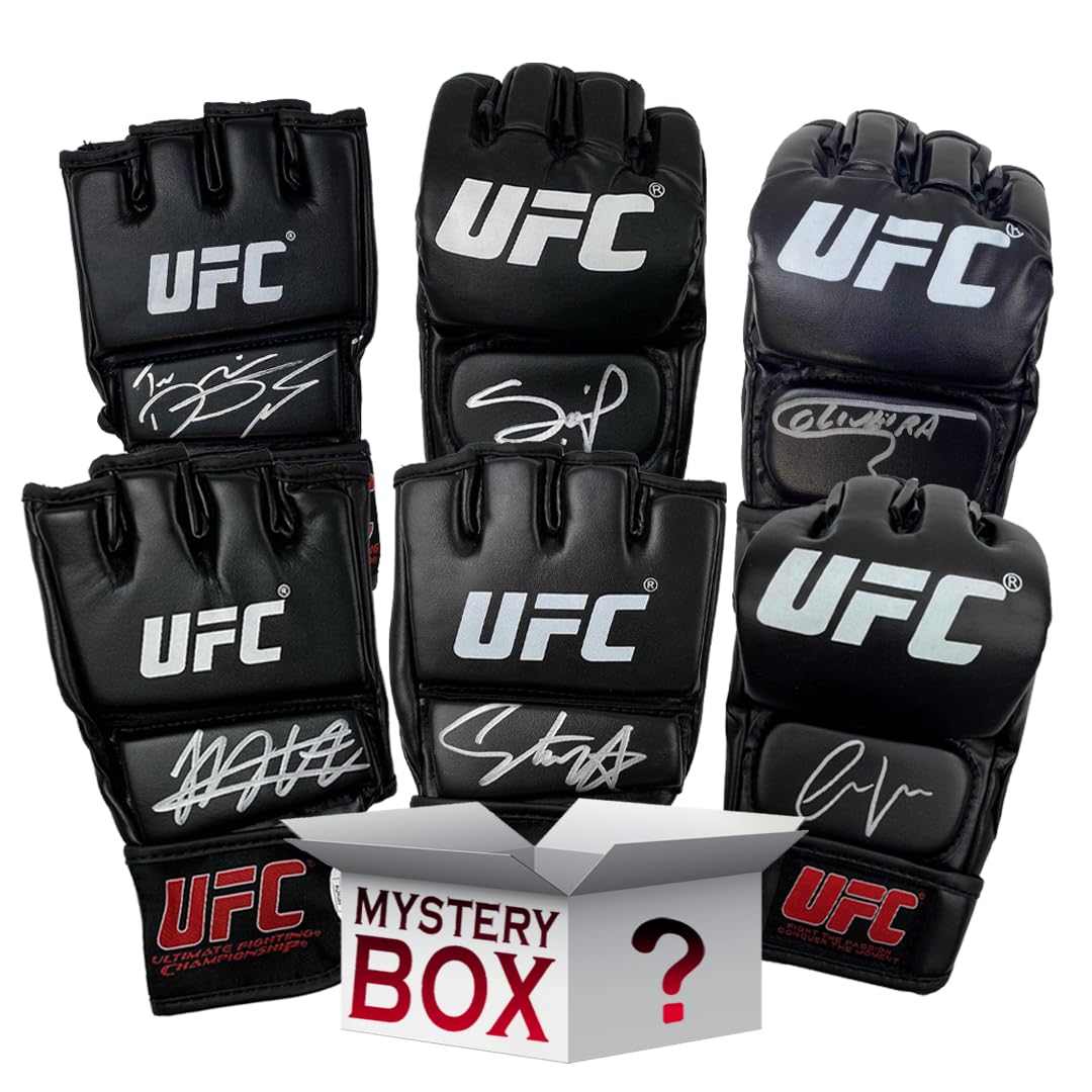 Autographed/Signed UFC MMA Glove Mystery Box with PSA JSA or