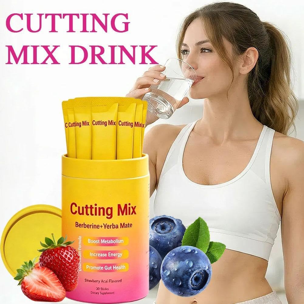 Mezcla de bebida de corte doble acción antojo y metabolismo vegano apoya la saciedad Aç & Health Gut Signaling energía de fresa