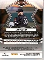 Vista 2 de 2022 Panini Mosaic #122 Lance Lynn Chicago White Sox Baseball Trading Card