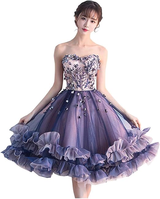 Amazon 美品 舞踏会 ふわふわ 演出服 音楽会 カラー パーティードレス 発表会ドレス ワンピース シンデレラドレス ウエディングドレス 姫系 花嫁 フォーマルドレスオーダーメイド可能 イブニングドレス 通販